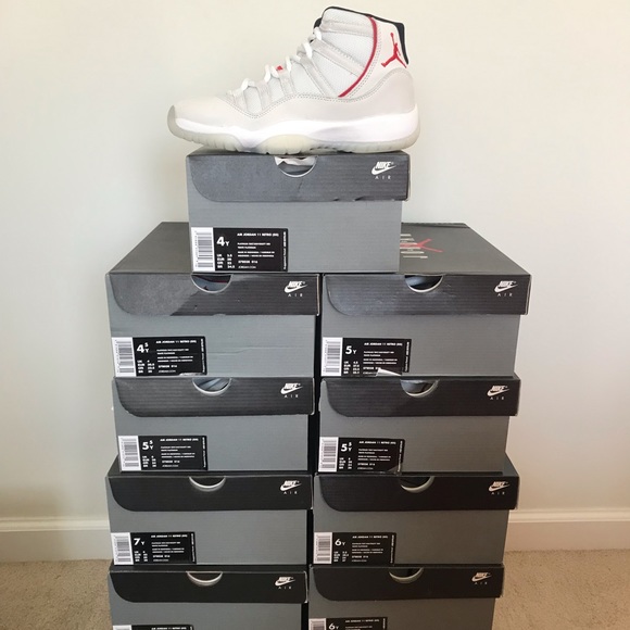 NEW Nike Air Jordan 11 XI Retro Platinum Tint - Picture 2 of 5